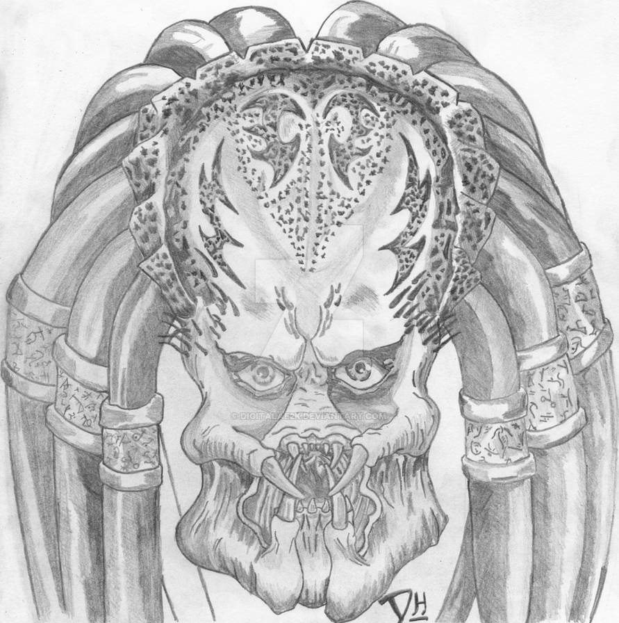 Predator Head by Digitalae2k on DeviantArt