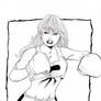 Black Canary boxing