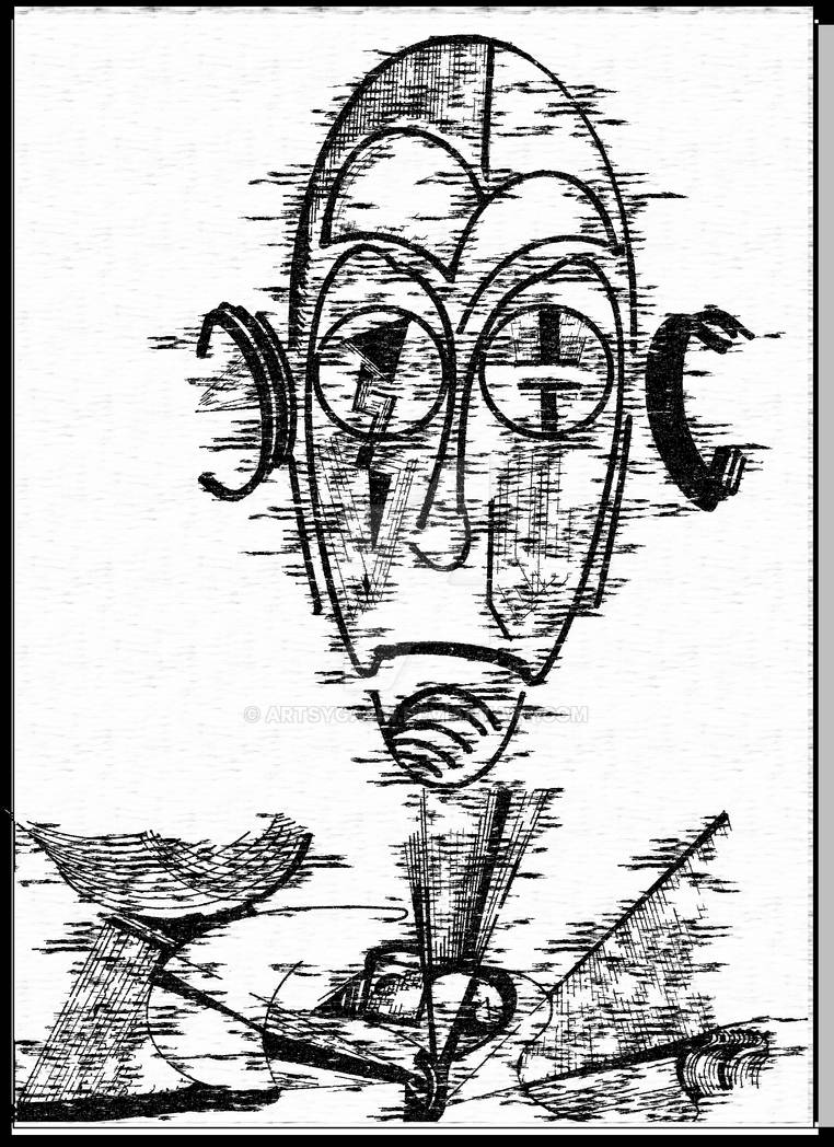 The Man (distortion) by artsygalin on DeviantArt