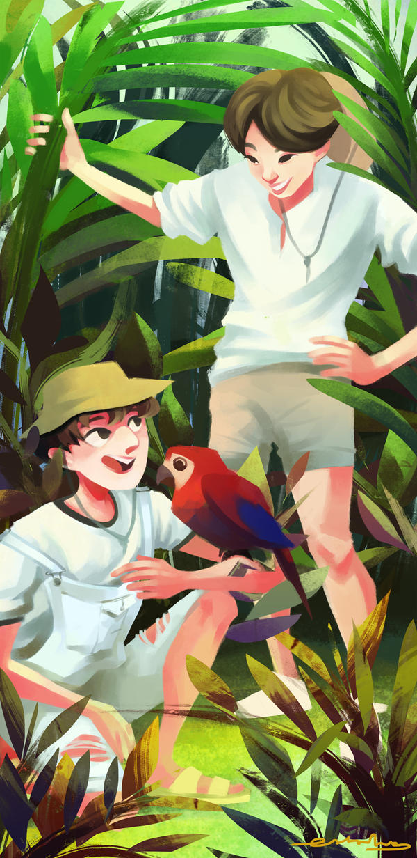 Jiminie and Jungkookie ft. Rainforest