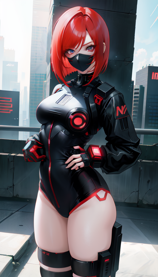 Cyberpunk Anime Girl by MAXADIN on DeviantArt