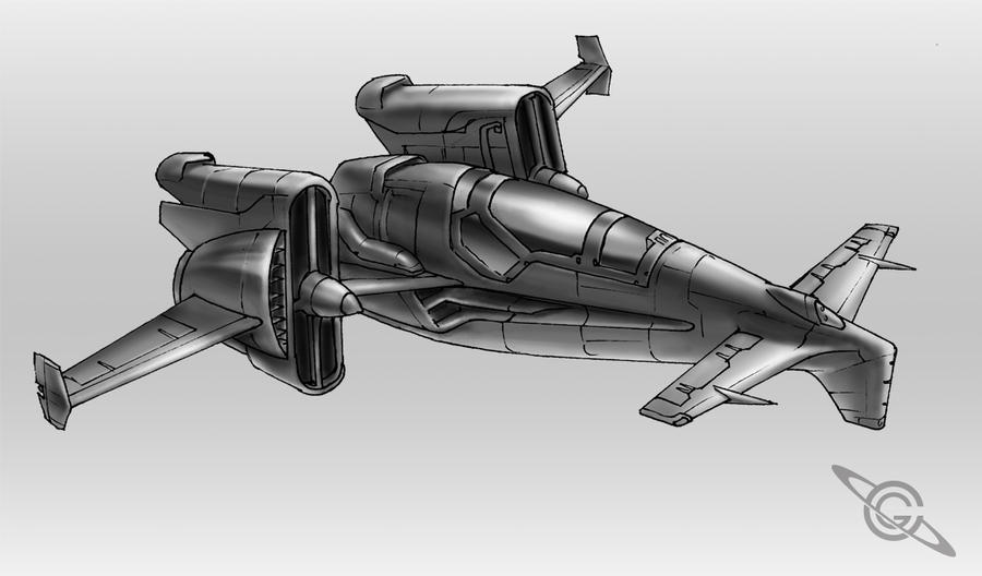 Lunar Fighter by MeckanicalMind