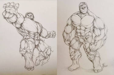 The Incredible Hulk [Sketches] 
