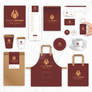 Coffee Brand Identity Vector Templates