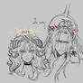 (doodle) kalomet and samiel