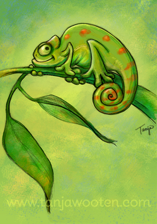 Happy Chameleon