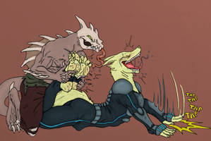 COLOR: Stray and Bones I by Quintonquill