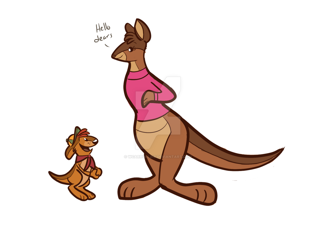 Redesigned Kanga and Roo by wcarroll216 on DeviantArt