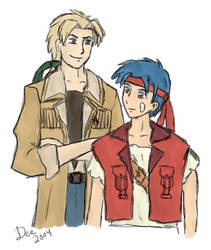 Wild ARMs - Jack and Rudy