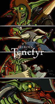 Commission - Heroes of Tenefyr - Goblins