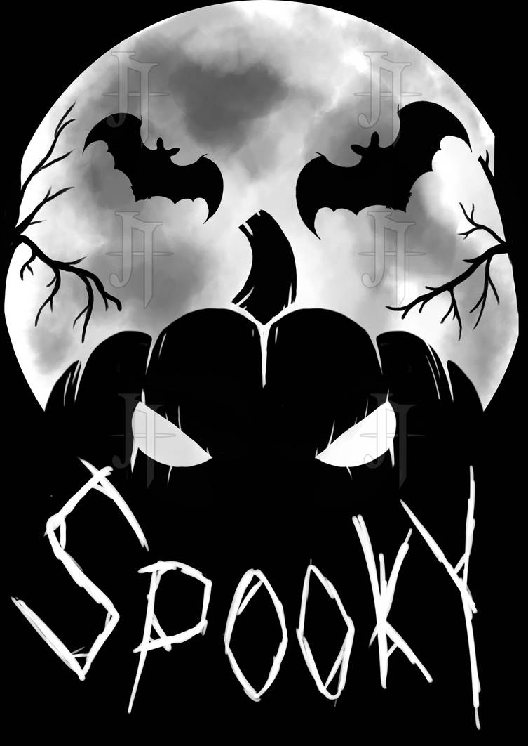 SPOOKY - Tshirt Design by JimmyNijs on DeviantArt