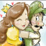 Daisy glomp Luigi