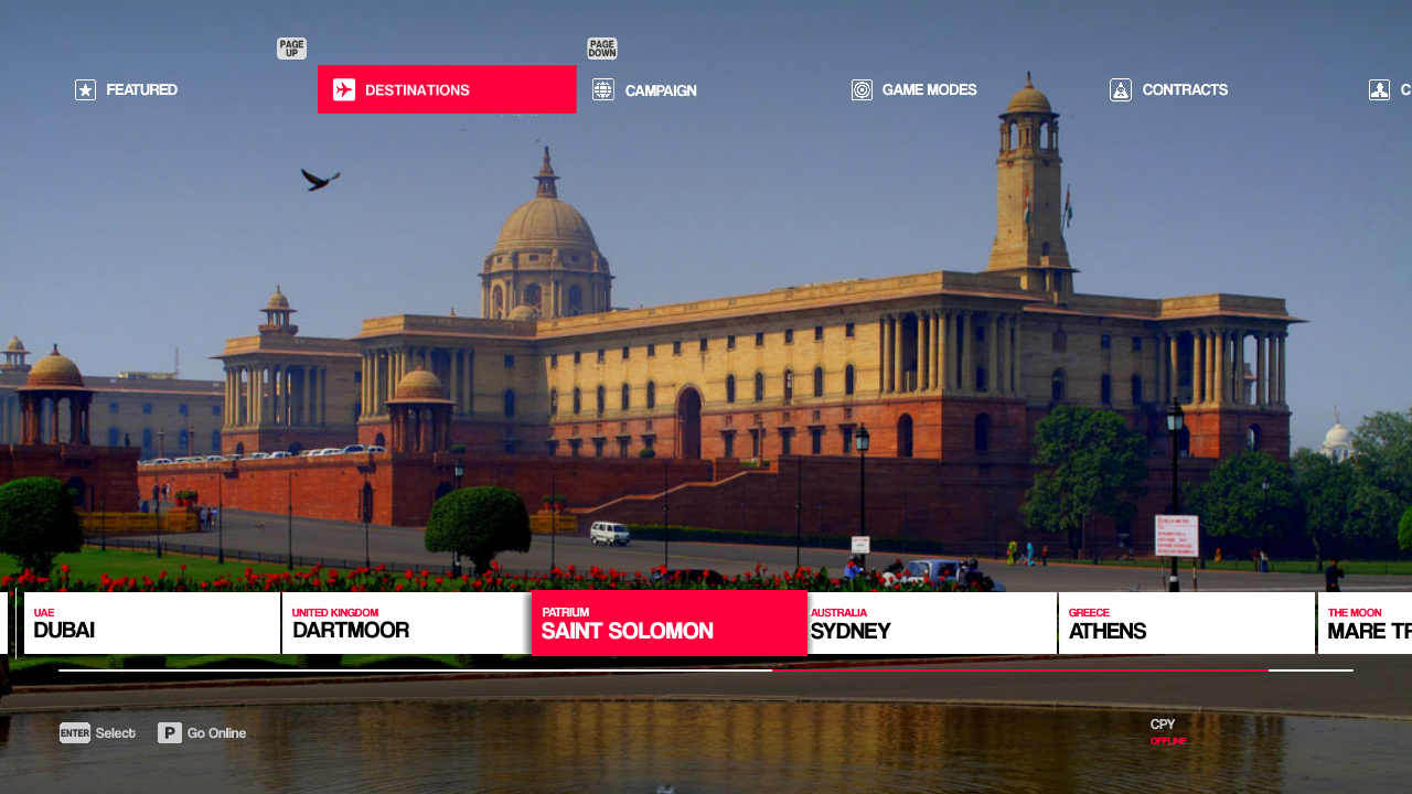 Destinations page - Fanmade Hitman 3 Menu by SovietKat on DeviantArt