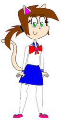 Me In School Sailor Uniform by PrincessPuccadomiNyo