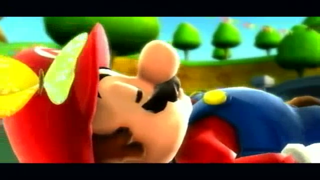 Mario Sleeping With Butterfly