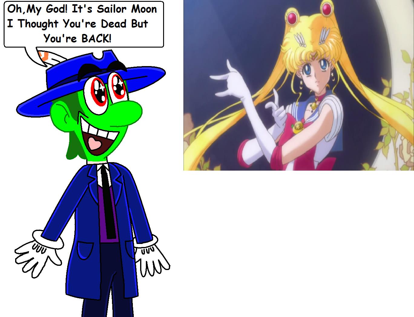 The Green Thunder Surprising Sailor Moon Apperance