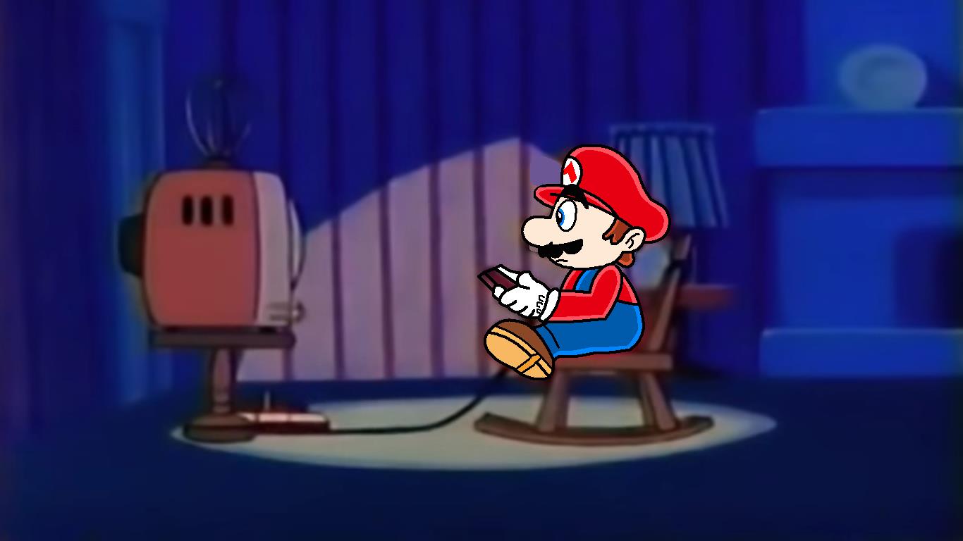 Mario Playing NES (SMB: TGMTRPP Remake) by PrincessPuccadomiNyo on DeviantArt