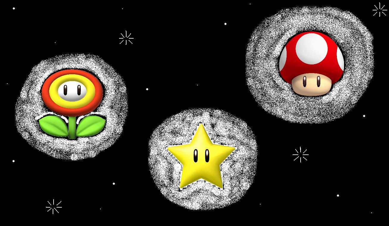 Three Power-ups (SMB: TGMTRPP Remake)