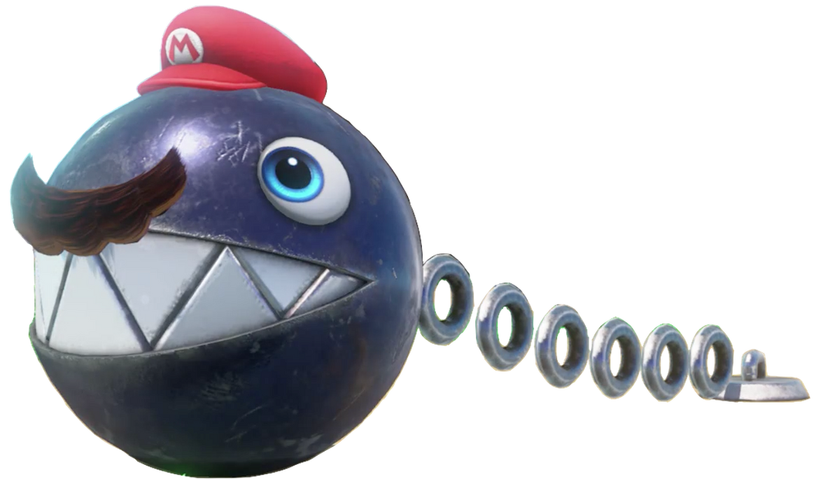 Mario Chain Chomp Render_0 by PrincessPuccadomiNyo on DeviantArt