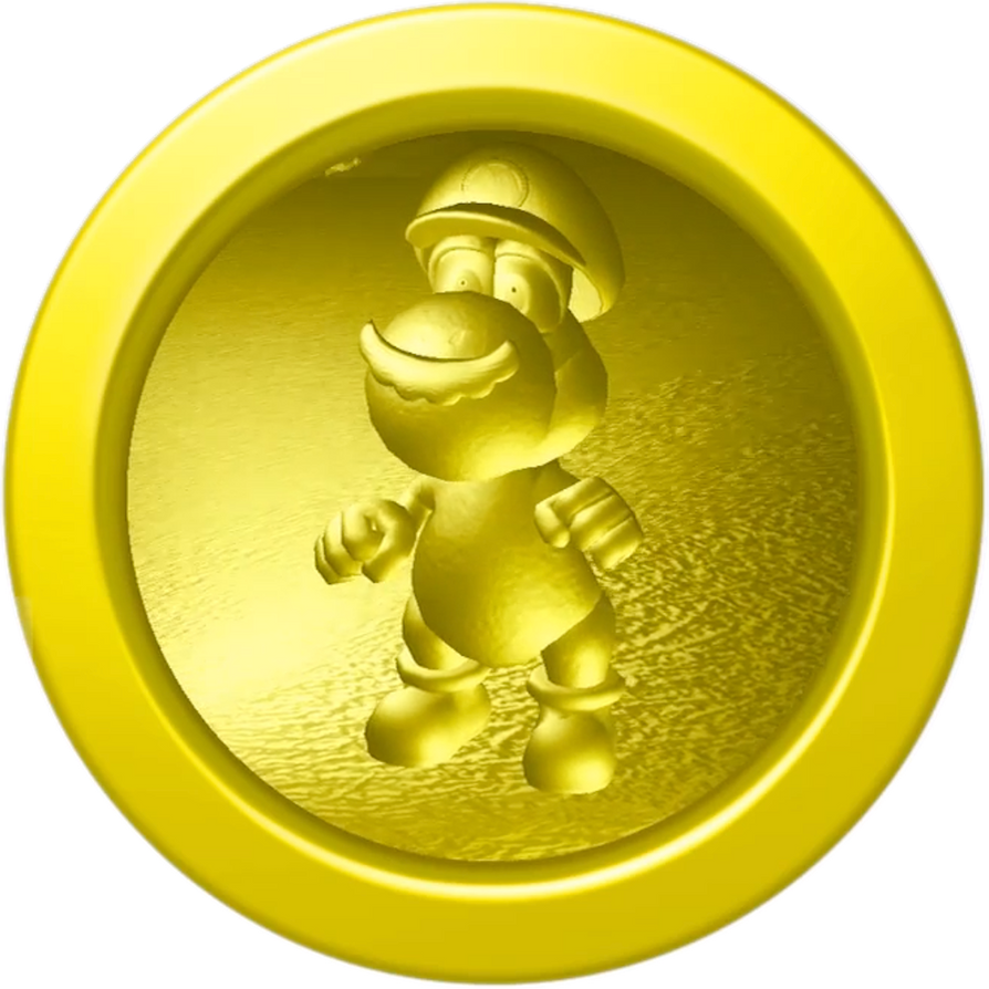 Mario Yoshi Coin_0 by PrincessPuccadomiNyo on DeviantArt