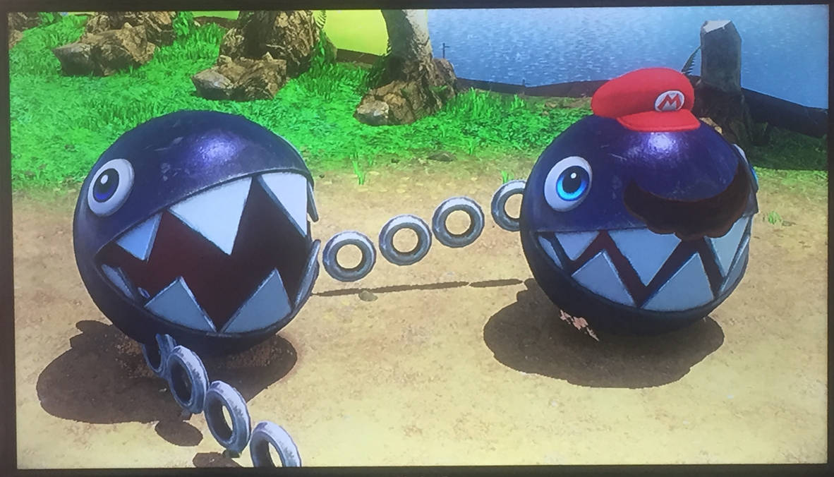 Mario Chain Chomp and Chain Chomp_0 by PrincessPuccadomiNyo on DeviantArt