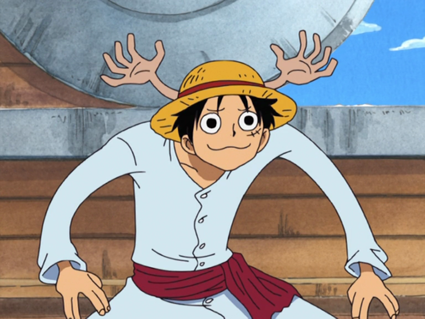 Luffy Imitates Chopper (OP Episode 130 Screenshot) by PrincessPuccadomiNyo on DeviantArt