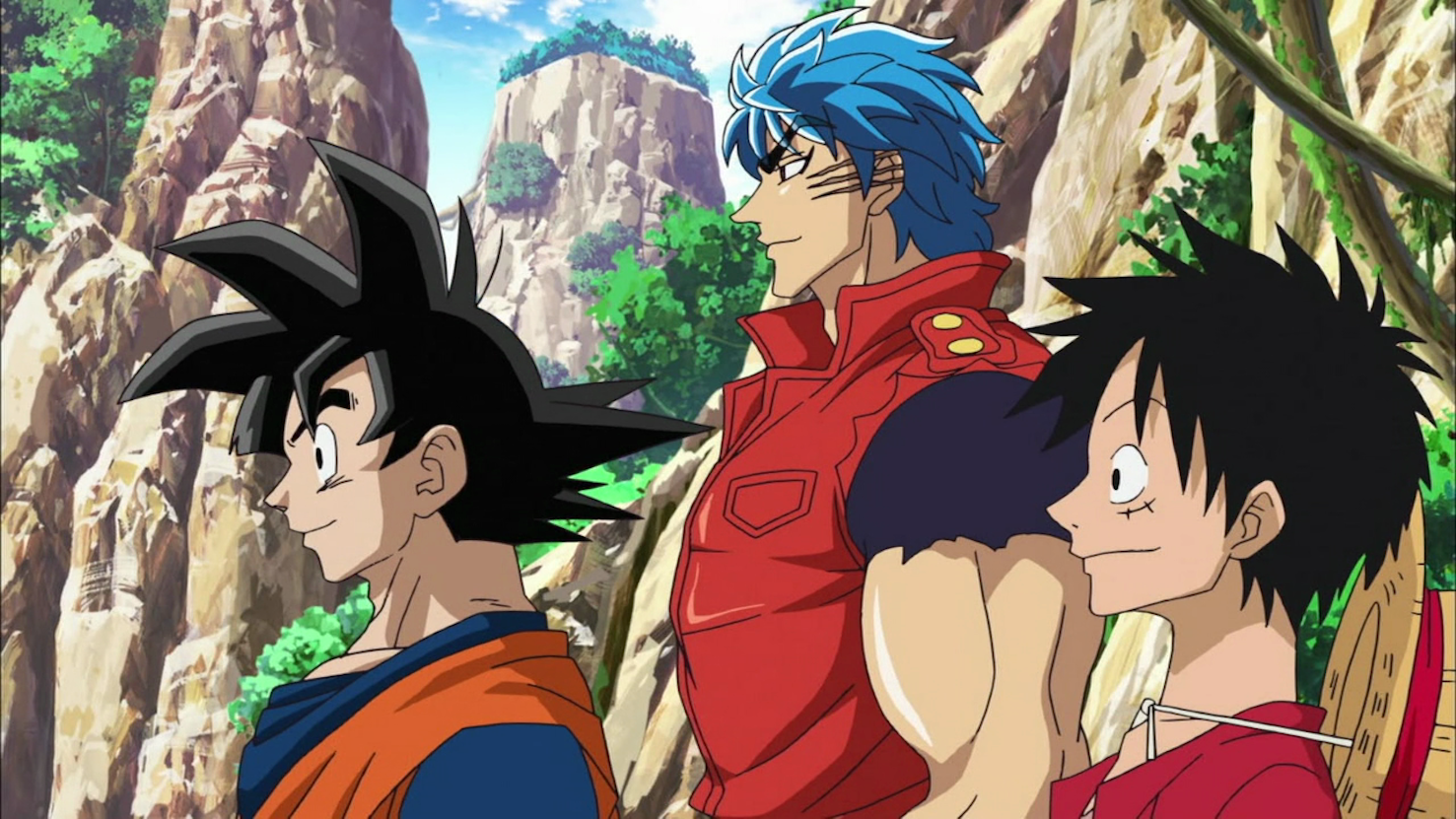 Dragon Ball Z x One Piece x Toriko by SuperMavee on DeviantArt