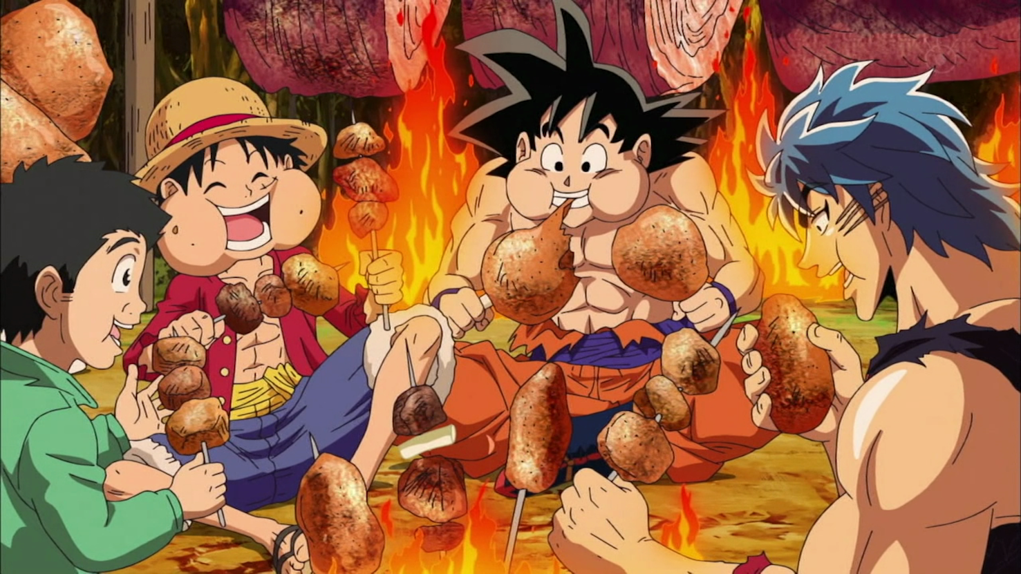 Toriko X One Piece X Dragon Ball Z Screencap 7 By Princesspuccadominyo On Deviantart
