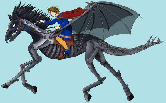 Medieval Auror on Thestral