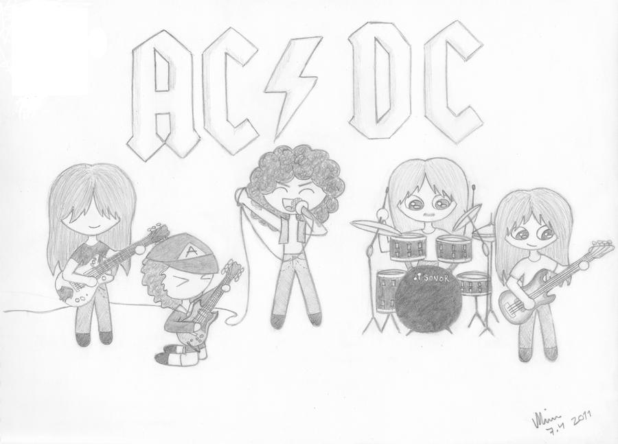 Chibi-ish AC-DC by MelkeinHallittuKaaos on DeviantArt