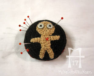 Voodoo doll pincushion (for sale!)