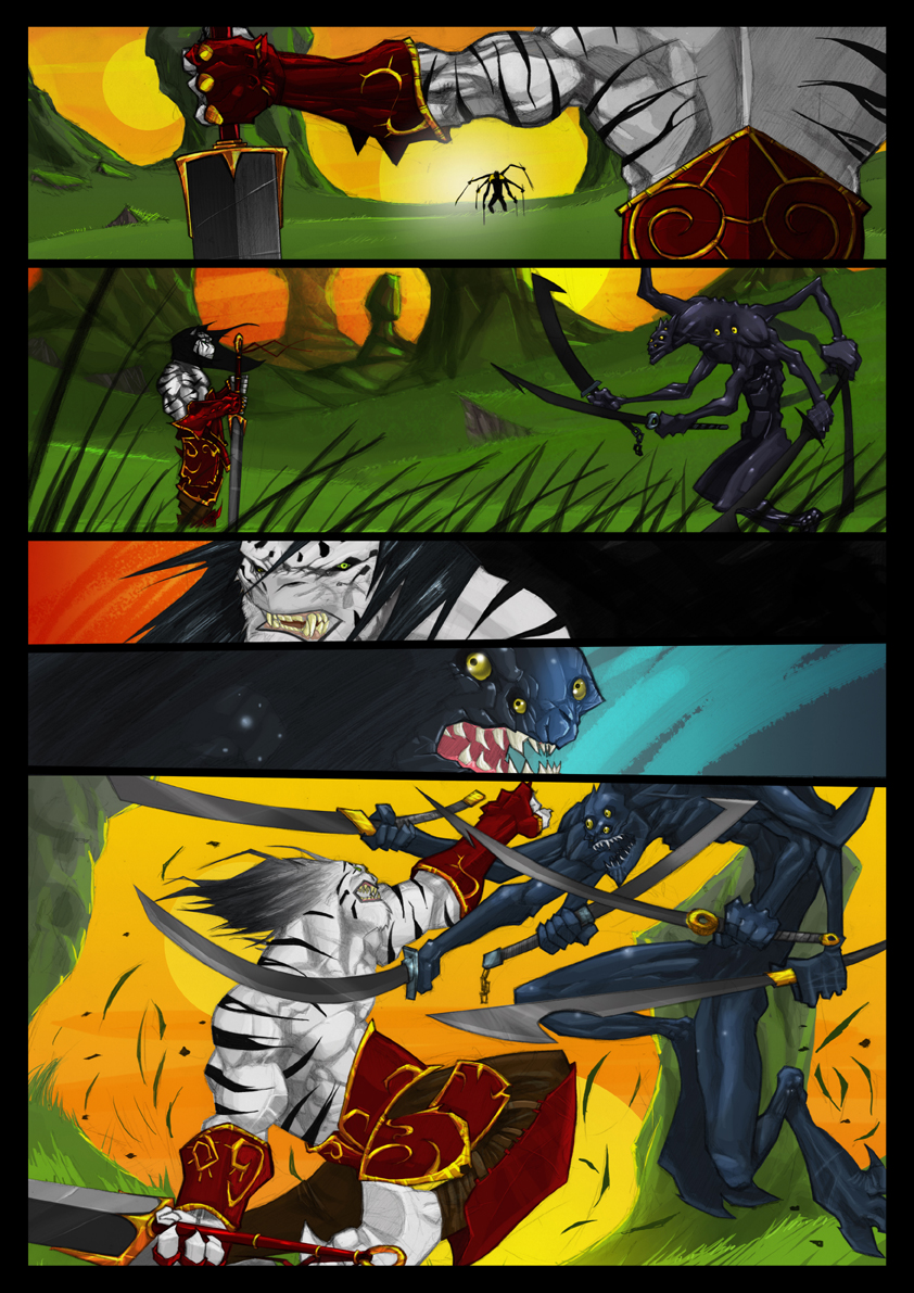 Tableau Battle Deviantart Batalla final 1 by minenanoah on DeviantArt