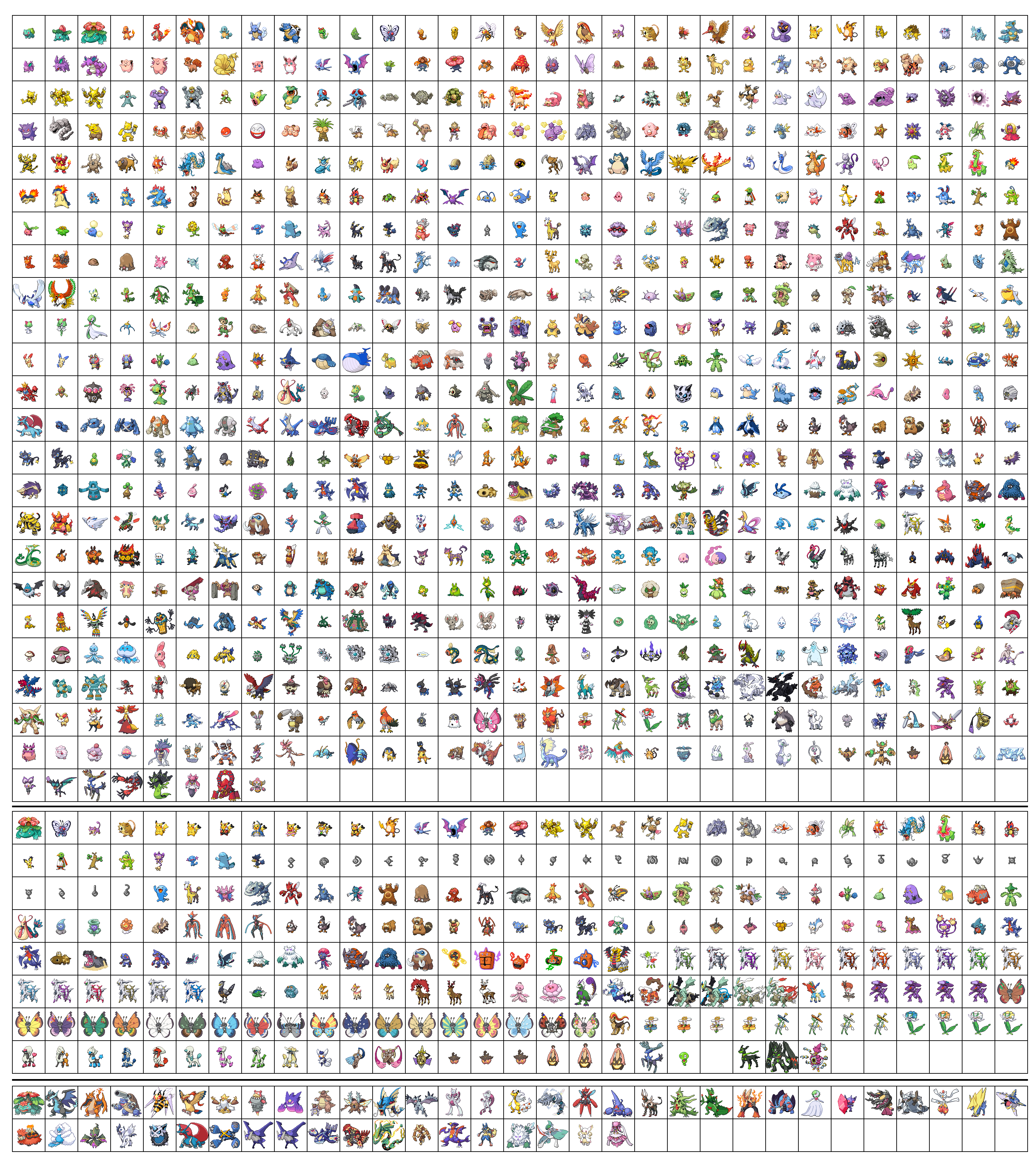 Pokemon Complete List Guide 1-721 & Mega Evolutions: Unofficial Book  (Pokemon Pokedex Guide 1) See more