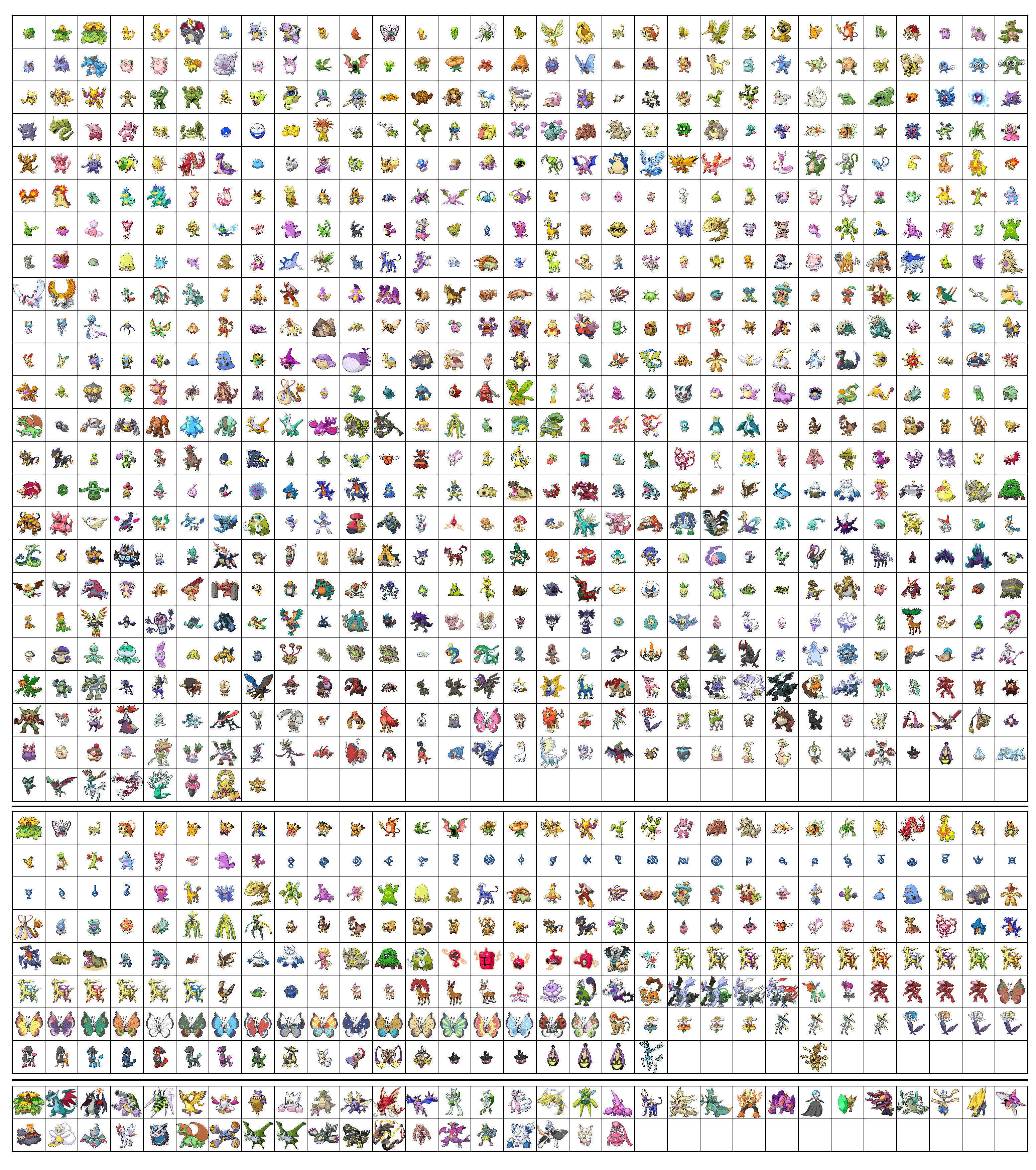 All 721 Pokemon Shiny Including Forms And Mega Evo By Anirudh98 On Deviantart All 721 Pokemon Shiny Including Forms And Mega Evo By Anirudh98 On Deviantart