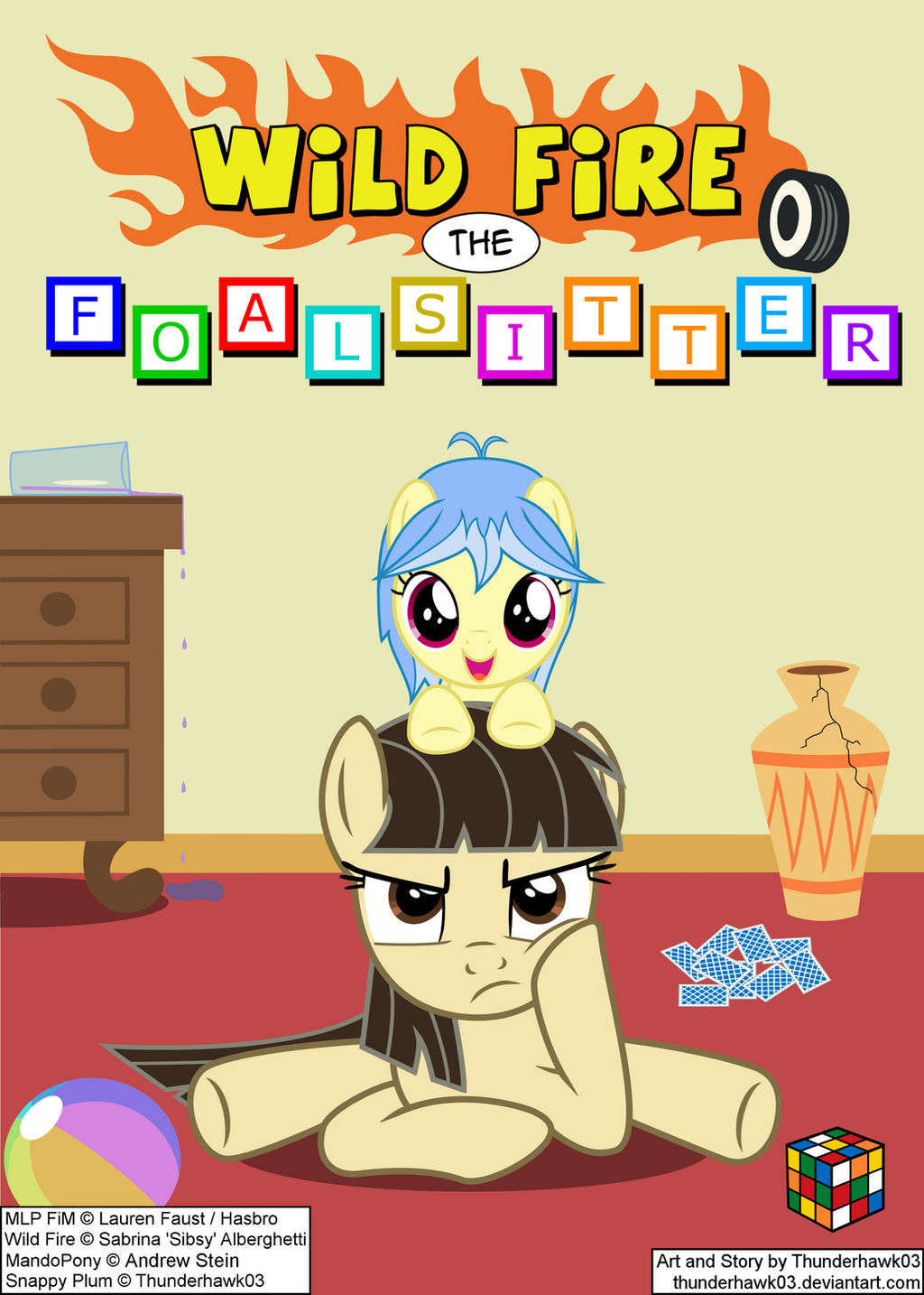 Wild Fire the Foalsitter Comic Cover