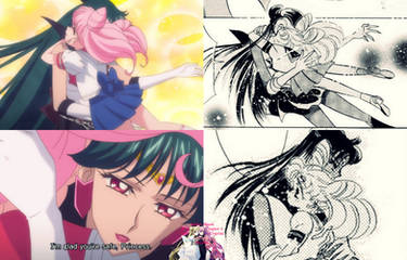 Sailor Moon Crystal-  Chibi Usa y Plut