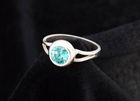 Mint Zirconia Ring