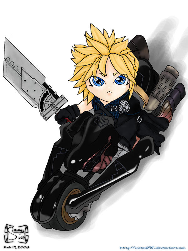 Chibi Cloud Strife by squall95 on DeviantArt