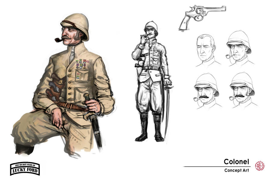 Colonel - Character Design by d-torres on DeviantArt