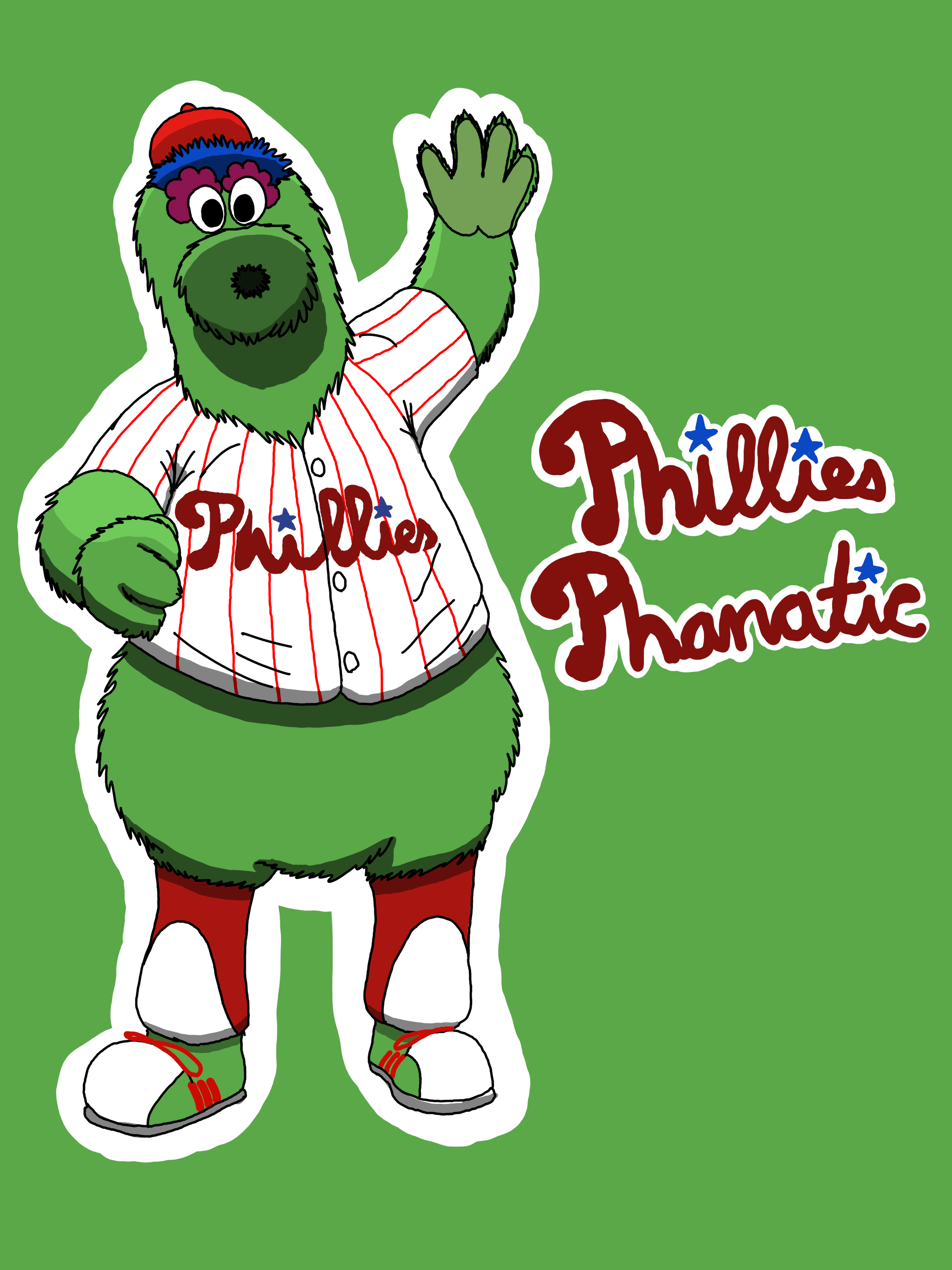 Phillie Phanatic (Philadelphia Phillies) by BaxterKangaroo on DeviantArt