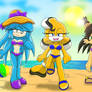 Beach Ladies Livia, Yvonne, Nicole