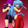 Ninja Gals Sable and Cyan