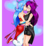 Cyan And Sable Cutesy Kiss