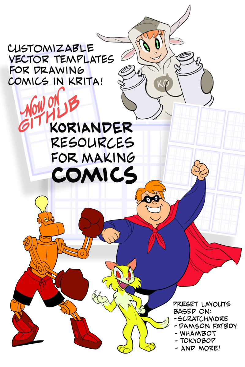 Krita/comic book resources: vector templates by moo-kopilot on DeviantArt Krita/comic book resources: vector templates by moo-kopilot on DeviantArt