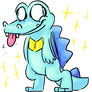 An Actual Shiny Totodile