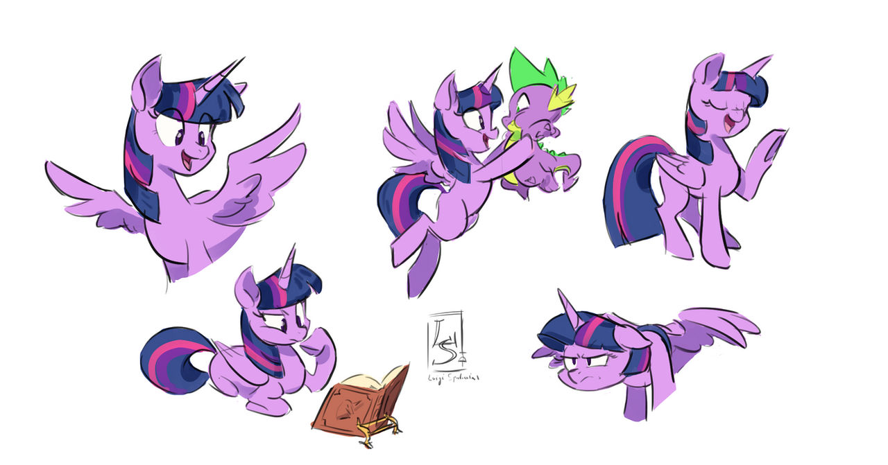 MLP Twilight poses