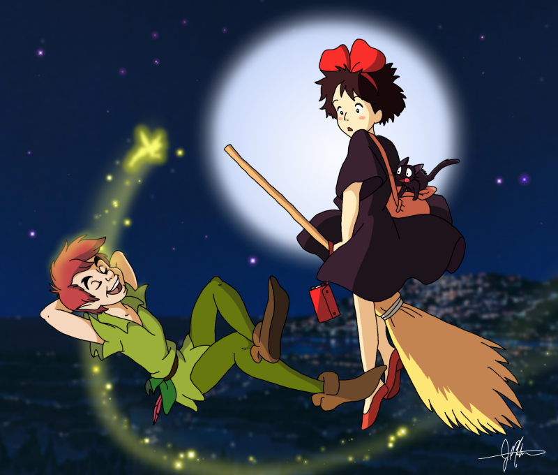 Kiki meets Peter Pan