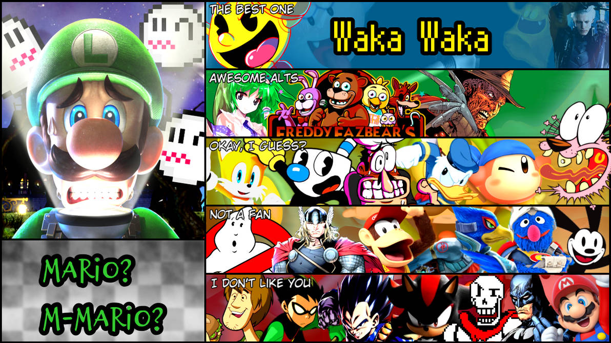 Luigi Matchup Tier List by Dwyti on DeviantArt