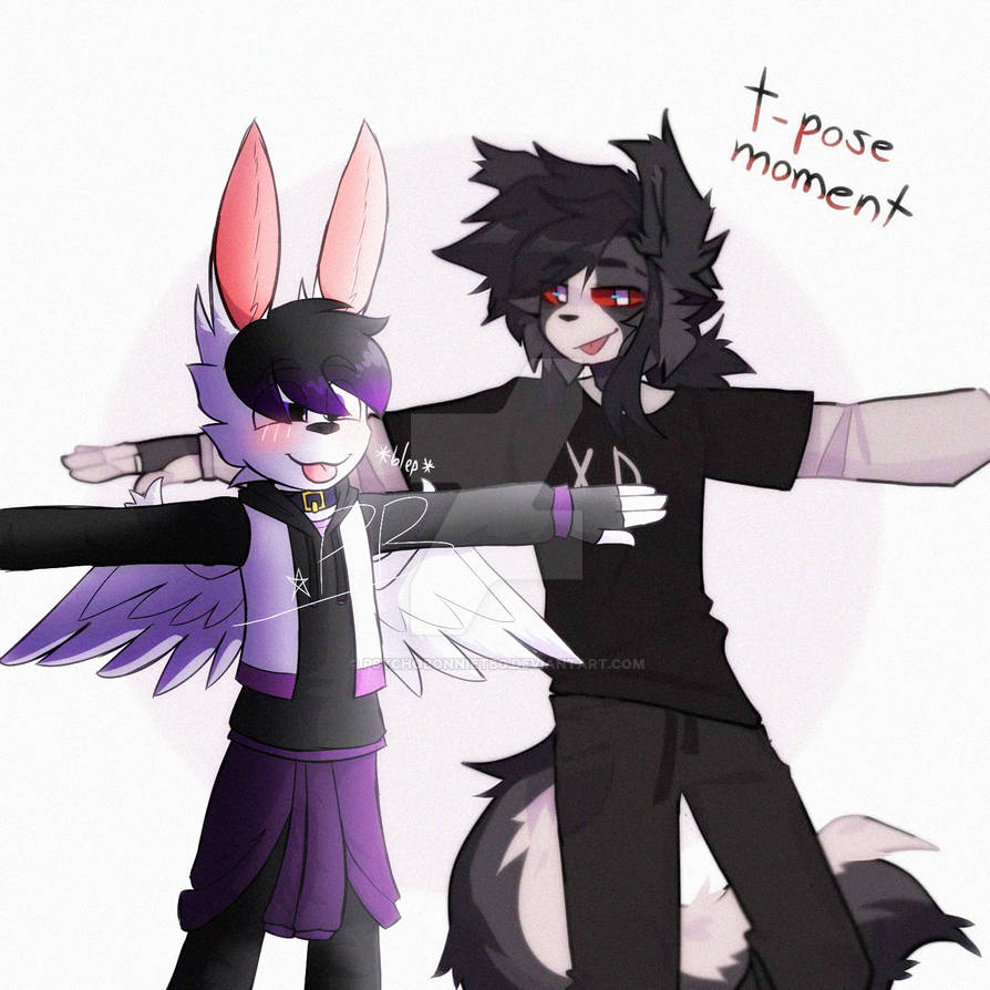 Pixilart - t pose by gorybunny