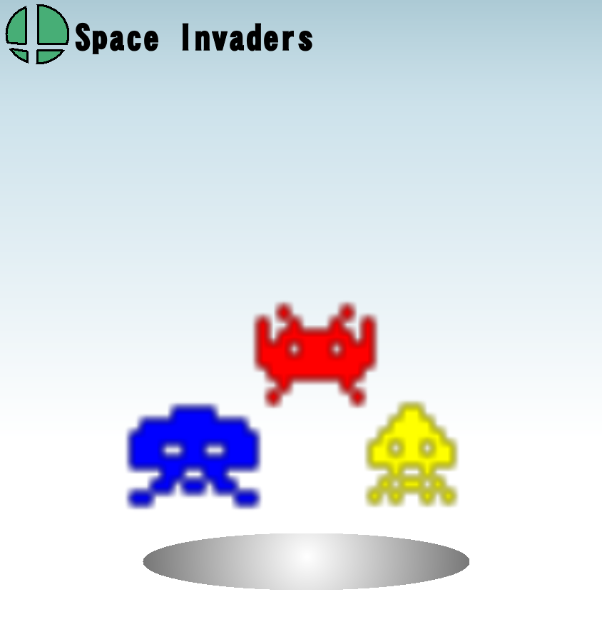 Super Smash Bros. Fantasia A.T. - Space Invaders